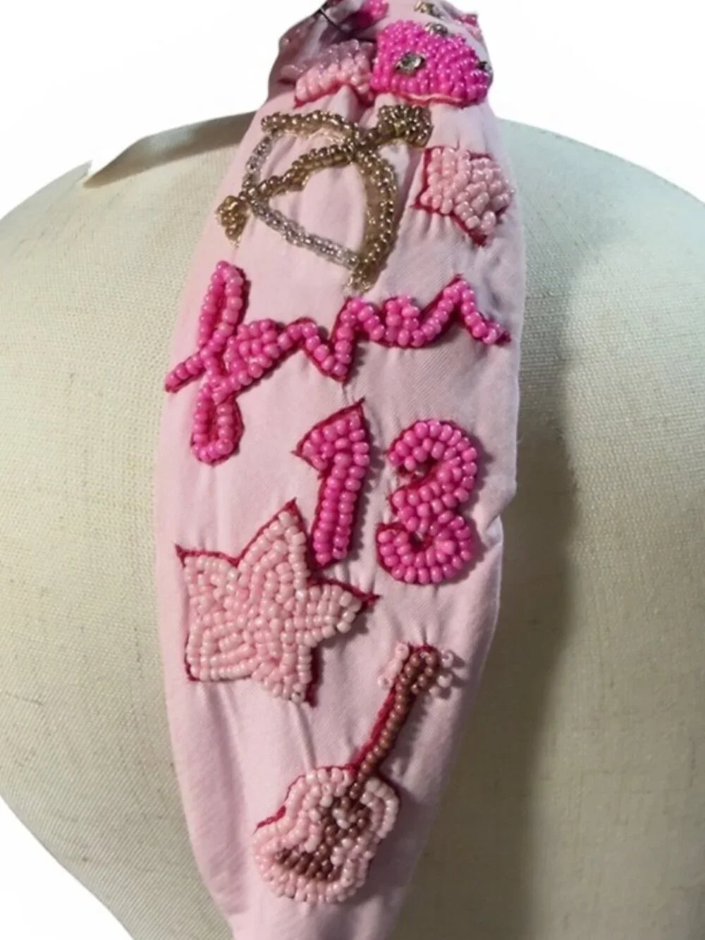 Taylor Swift Lover 13 Beaded Headband New
